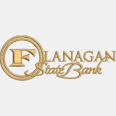 Embroidered Flanagan State Bank Thumbnail