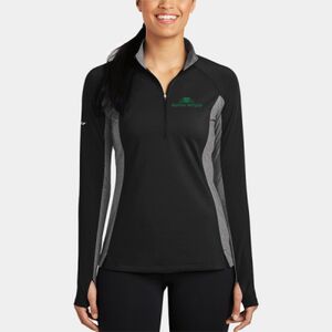 Ladies Sport Wick ® Stretch Contrast 1/2 Zip Pullover Thumbnail