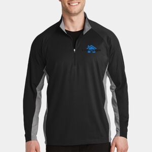 Sport Wick ® Stretch Contrast 1/2 Zip Pullover Thumbnail