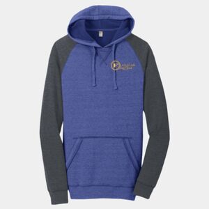 Mens Lightweight Fleece Raglan Hoodie Thumbnail