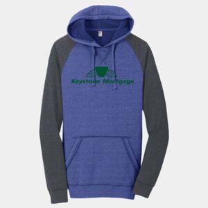 Mens Lightweight Fleece Raglan Hoodie Thumbnail