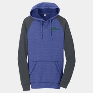 Mens Lightweight Fleece Raglan Hoodie Thumbnail