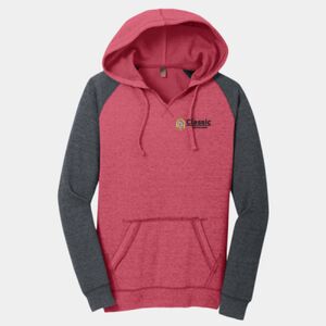 Women's Lightweight Fleece Raglan Hoodie Thumbnail