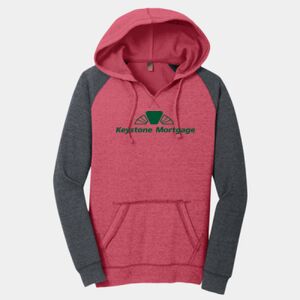 Women's Lightweight Fleece Raglan Hoodie Thumbnail