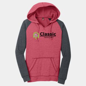 Women's Lightweight Fleece Raglan Hoodie Thumbnail