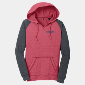 Women's Lightweight Fleece Raglan Hoodie Thumbnail